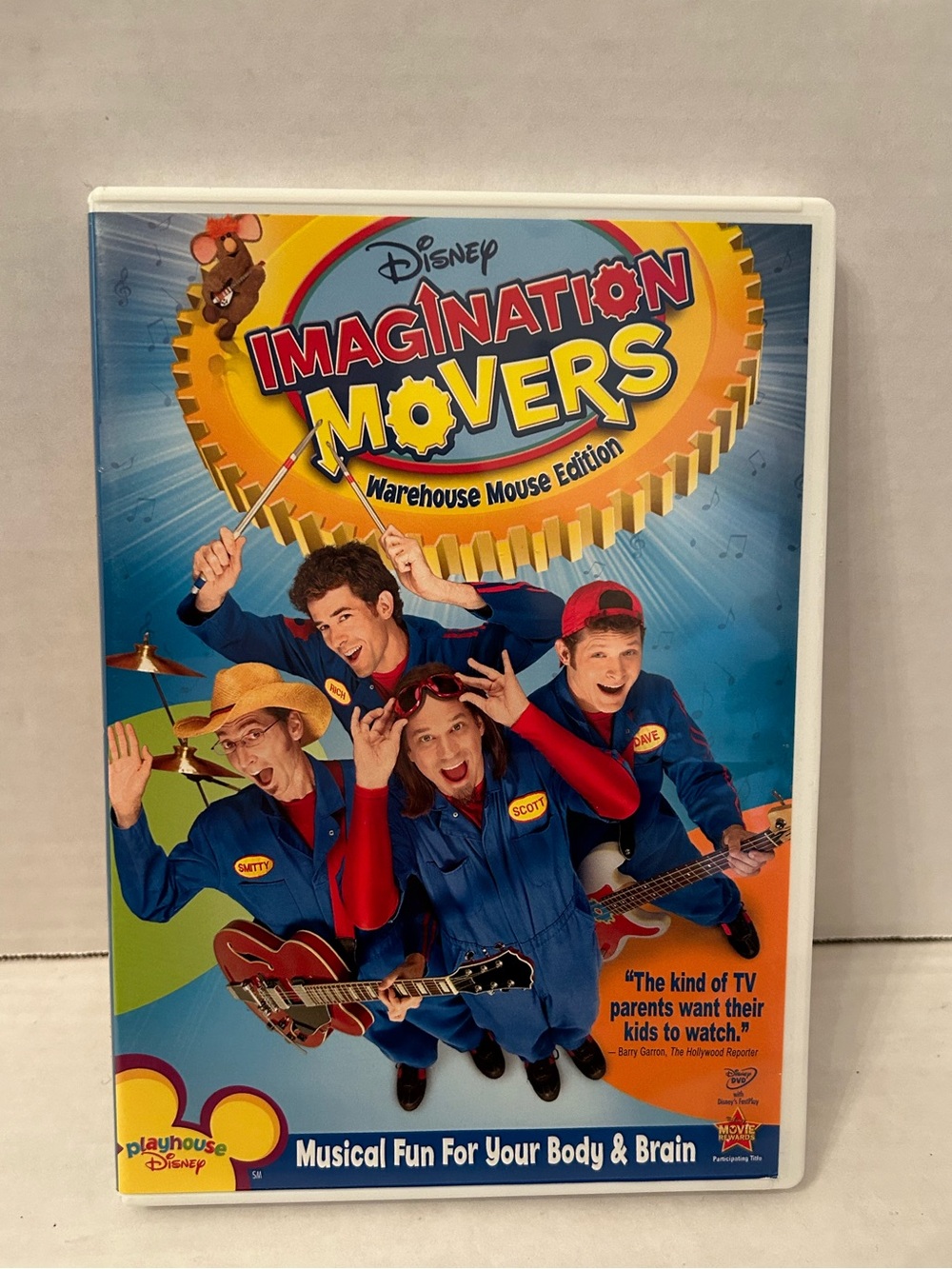 Disney Imagination Movers DVD — Blue, Yellow, Red Accents
